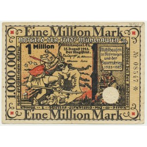 Germany, Muhlhausen, 1 Million Mark 1923