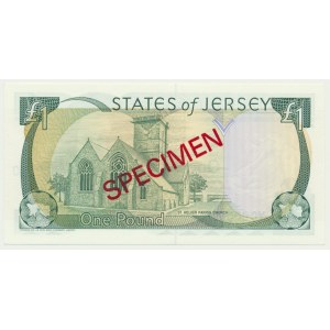 Jersey, 1 Pound (1995) - SPECIMEN -