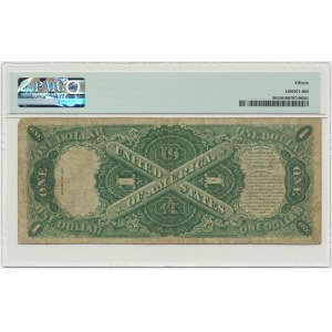 USA, Red Seal, 1 Dollar 1917 - Teehee & Burke - PMG 15