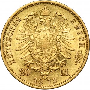 Germany, Kingdom of Prussia, Wilhelm I, 20 Mark Berlin 1872 A