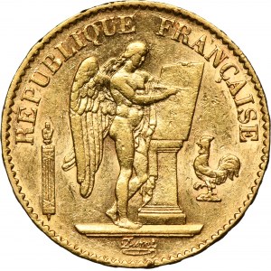 Francja, III Republika, 20 Franków Paryż 1876 A