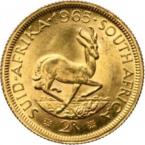 South Africa, 2 Rand Pretoria 1965