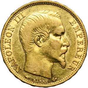 France, Napoleon III, 20 Francs Paris 1860 A