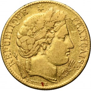 France, II Republic, 10 Francs Paris 1851 A