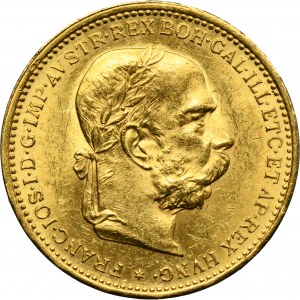 Austria, Franz Joseph I, 20 Corona Wien 1897