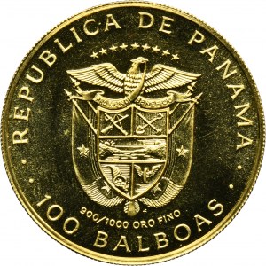 Panama, 100 Balboas Wawa 1975