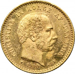 Dánsko, Krystian IX, 10 korun Kodaň 1900