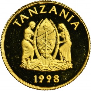 Tanzania, 1000 Shillings 1998 - History of Gold