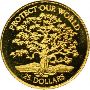 Niue Island, Elizabeth II, 25 Dollars 1996 - Protect Our World