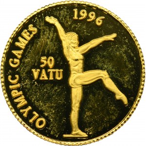 Vanuatu, 50 Vatu Ballerna 1997 - Olympic Games