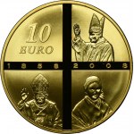 Francja, 10 Euro 2008 - 150. rocznica Objawienia Matki Bożej Bernadecie Soubirous z Lourdes