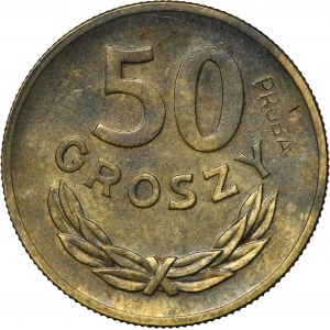 SAMPLE of brass, 50 pennies 1949