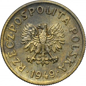 SAMPLE of brass, 50 pennies 1949