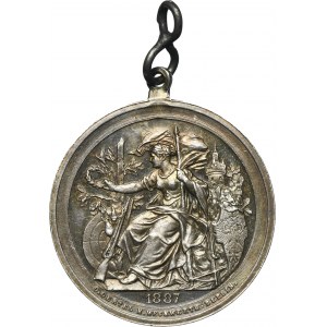 Schlesien, Medaille zum 300-jährigen Bestehen der Schützengilde Strzegom 1887