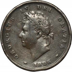 Great Britain, George IV, Pence London 1826