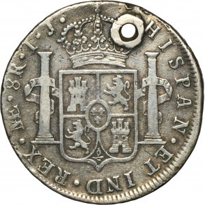 Bolivia, Charles IV, 8 Reales Lima 1798