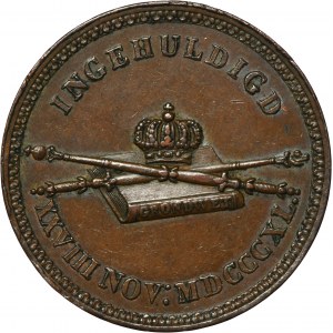 Netherlands, Wilhelm II, Coronation Medal 1840