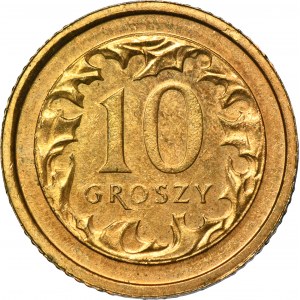 PRÓBA BRĄZ, 10 groszy 2006 - BARDZO RZADKIE