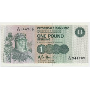 Écosse, Clydesdale, £1 1983