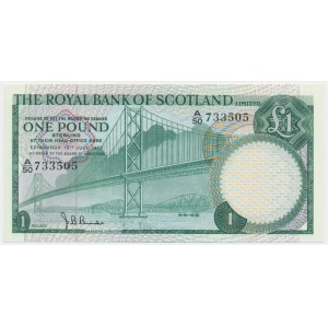 Szkocja, 1 funt 1970