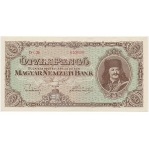 Węgry, 50 pengo 1945