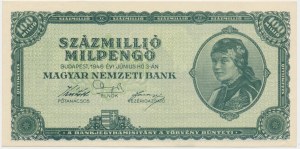 Maďarsko, 100 miliónov pengo 1946