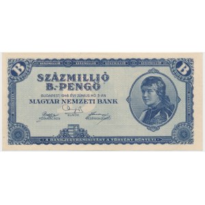 Węgry, 100 milionów B-pengo 1946