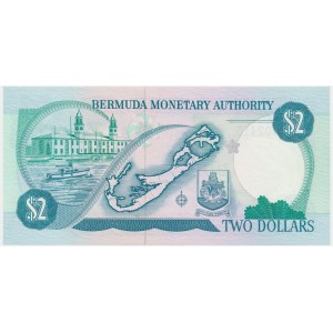 Bermuda, 2 Dollars 1988