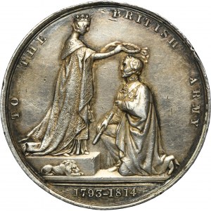 Wielka Brytania, Wiktoria, Medal Wojskowy Służby Ogólnej 1848 - RZADKI