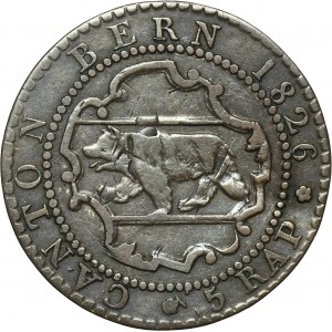 Switzerland, Canton of Bern, 5 Rappen 1826