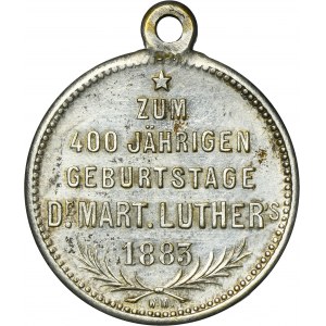 Germany, Medal 400th anniversary of the birth of Martin Luther 1883