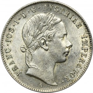 Austria, Franz Joseph I, 20 Kreuzer Wien 1853 A