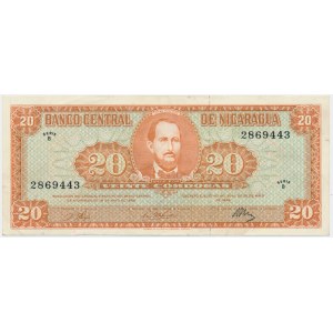 Nicaragua, 20 Cordobas 1968