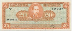 Nicaragua, 20 Cordobas 1968