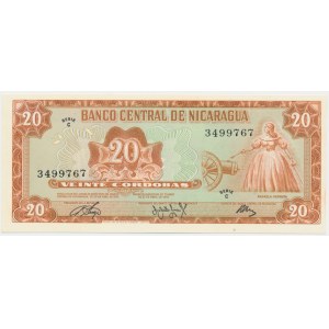 Nicaragua, 20 Cordobas 1972
