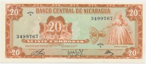 Nikaragua, 20 cordobas 1972