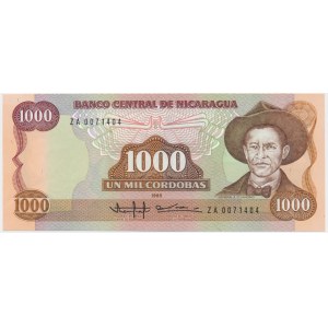 Nicaragua, 1.000 Cordobas 1985