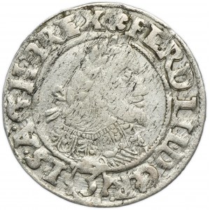 Silesia, Habsburg rule, Ferdinand III, 3 Kreuzer Breslau 1643 MI
