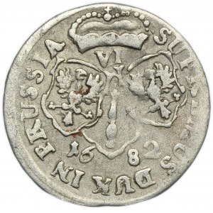 Germany, Brandenburg-Prussia, Friedrich Wilhelm, 6 Groschen Konigsberg 1682 HS