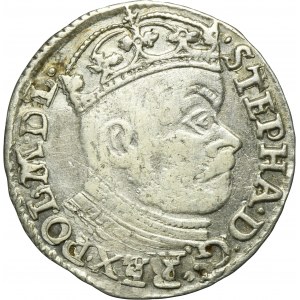 Stephen Bathory, 3 Groschen Olkusz 1583 ID