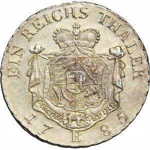 Silesia, Duchy of Oels, Karl Christian Erdmann, Thaler Breslau 1785 B