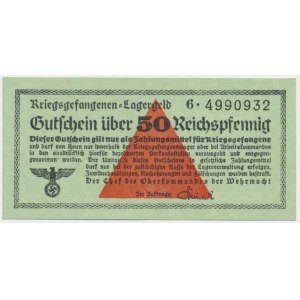 Germany, Kriegsgefangen Lagergeld - Oberkommando der Wehrmacht - 50 Reichspfennig (1939-45)