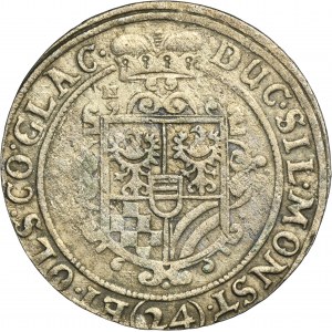 Silesia, Duchy of Münsterberg-Oels, Heinrich Wenzel and Karl Friedrich, 24 Kreuzer Oels 1622 HT - UNLISTED