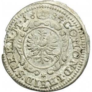 Silesia, Duchy of Oels, Christian Ulreich I, 1 Kreuzer Oels 1684