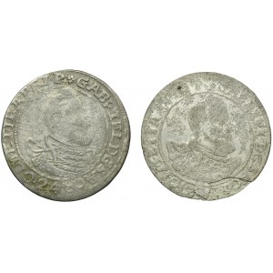 Set, Silesia, Duchy of Oppeln-Rattibor, Gabriel Bethlen, 24 Kreuzer Oppeln 1623 BZ (2 pcs.)