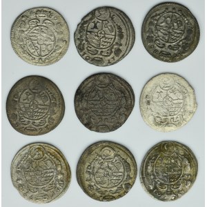 Set, Silesia, Duchy of Oels, Gröschel (9 pcs.)