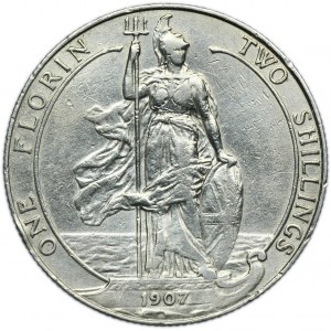 Great Britain, Edward VII, 2 Shilling (Florin) London 1907
