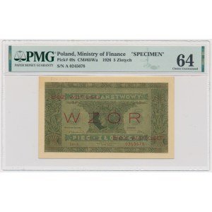 5 or 1926 - MODEL - Ser.A - PMG 64 - RARE