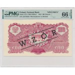 100 złotych 1944 ...owe - WZÓR - Ax 778... - PMG 66 EPQ