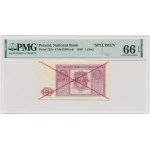 1 gold 1946 - SPECIMEN - PMG 66 EPQ - red overprint